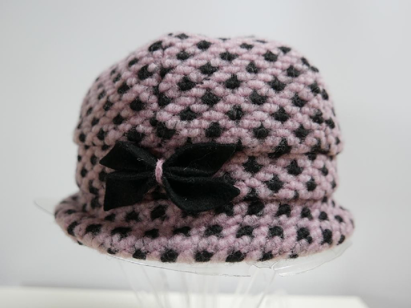 Różowa czapka tkanina do 58 cm regulowany