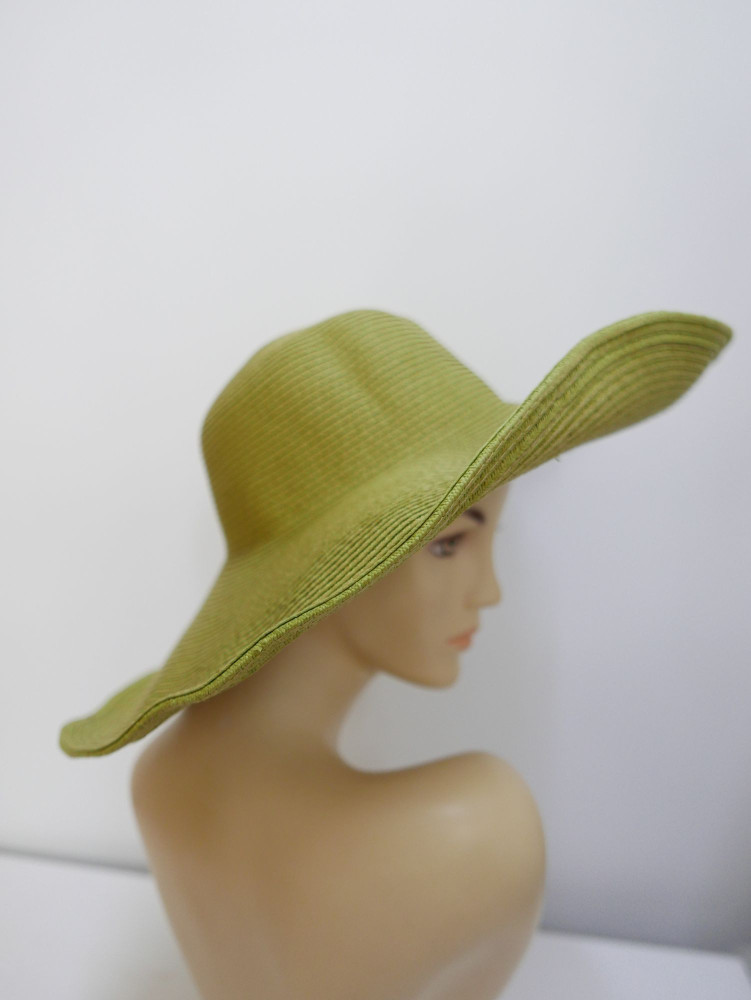 Giggy oliwkowy letni kapelusz słomkowy