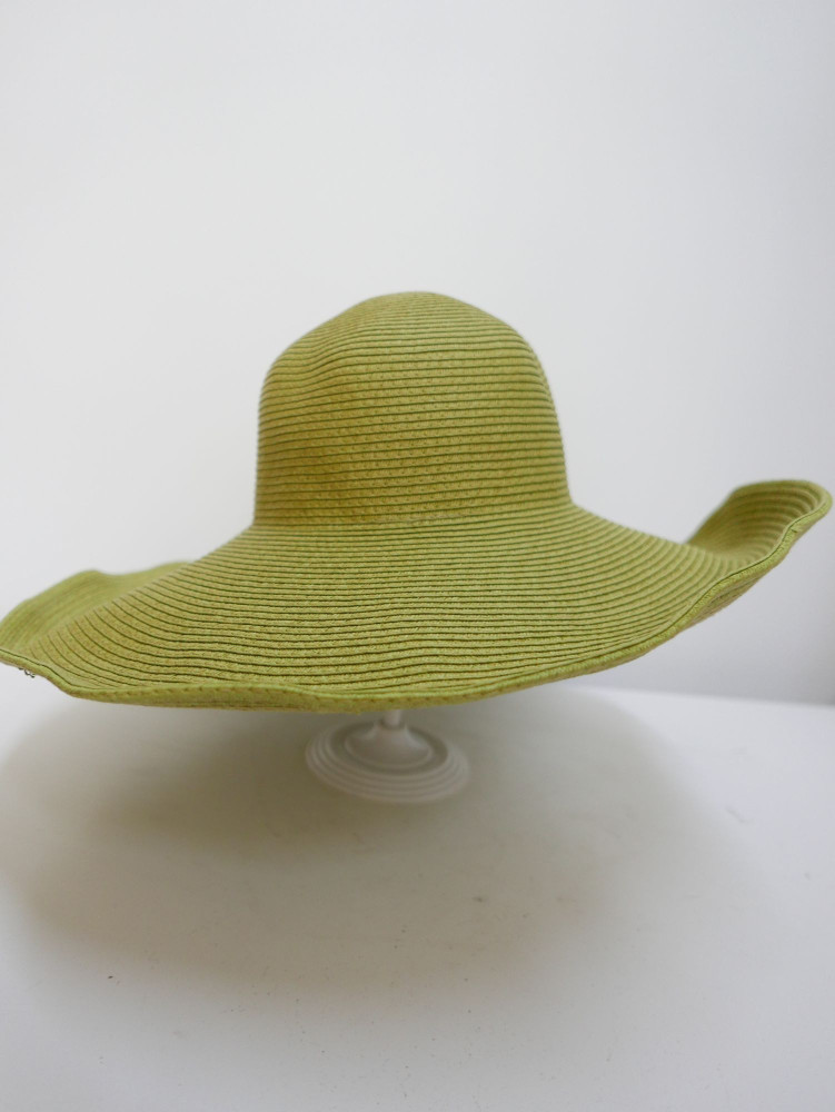 Giggy oliwkowy letni kapelusz słomkowy