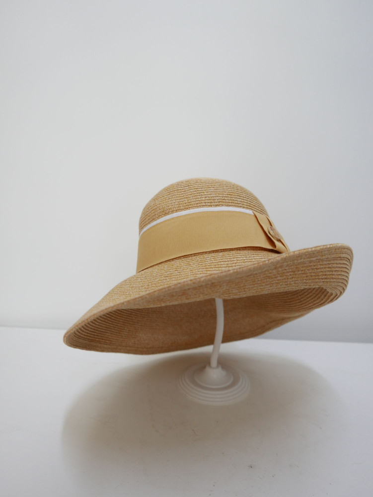 Beżowy kapelusz słomkowy | Zuwika Design