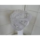 Kaszkiet bawełniana koronka  szaro beżowy 54-58 cm