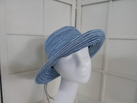 Aga niebieski kapelusz 54-57 cm