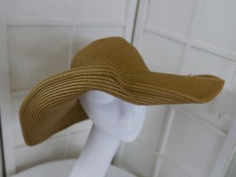 Giggy jasny brąz letni  kapelusz do modelowania 55-57 cm