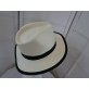 Lucjan słomkowy letni biały kapelusz 55-57 cm