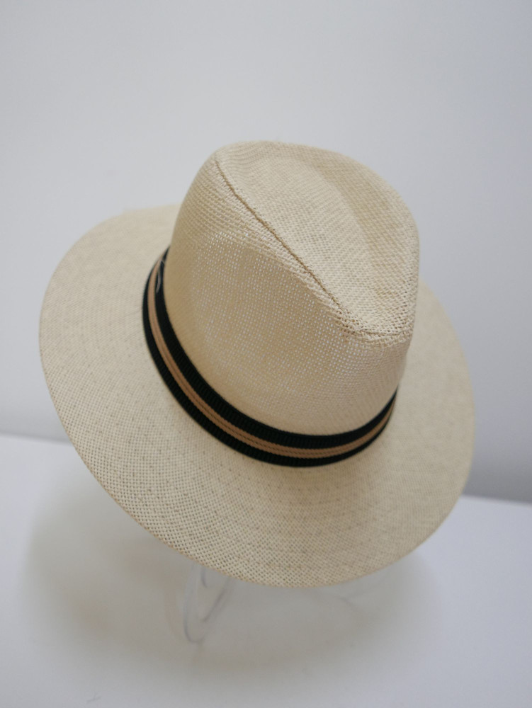 Męski kapelusz fedora, letni słomkowy | Zuwika Design