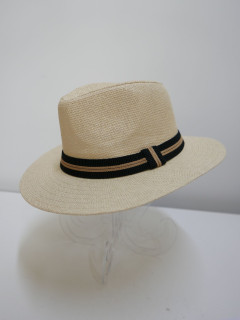 Męski kapelusz fedora, letni słomkowy | Zuwika Design