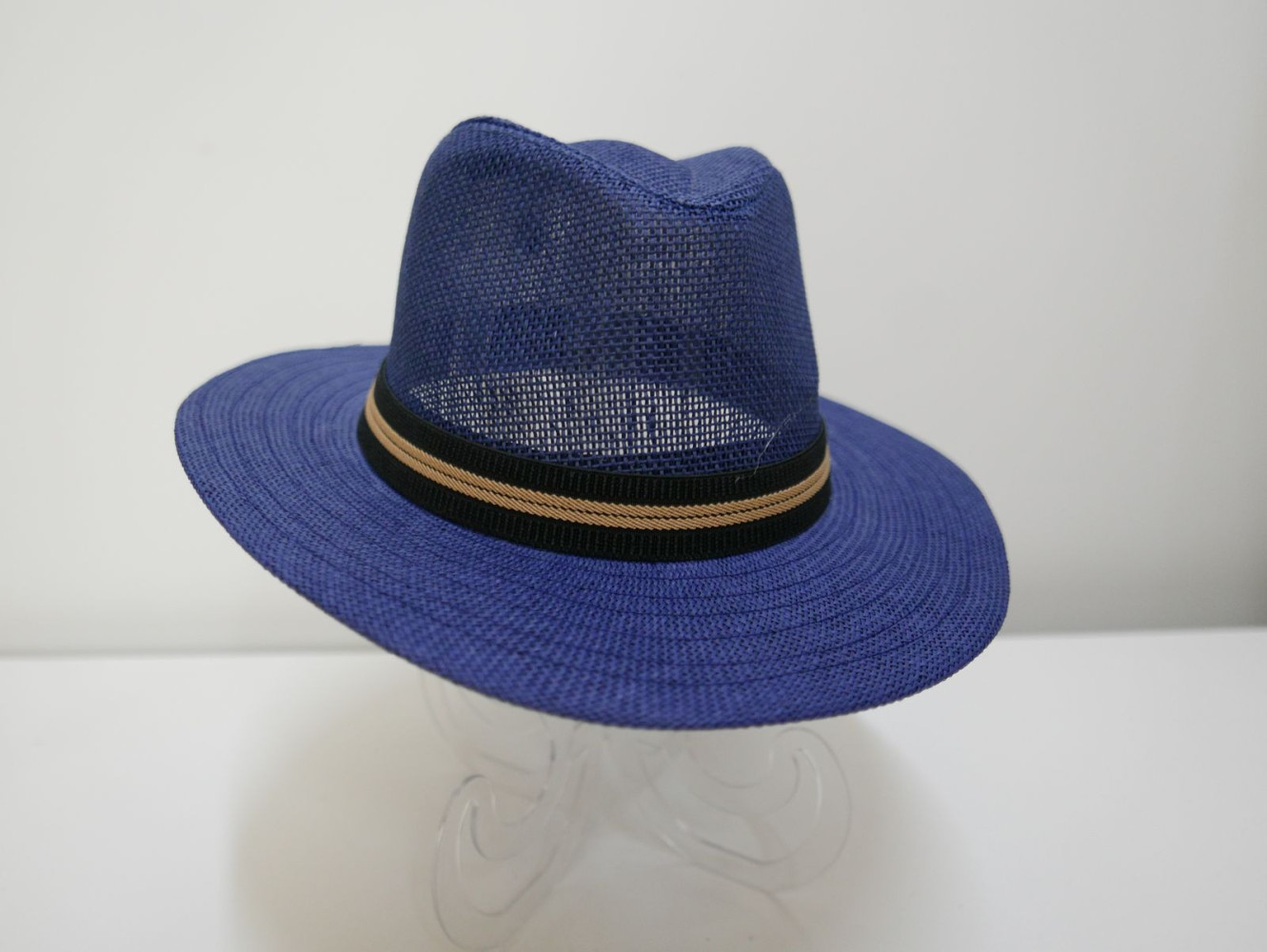 Męski kapelusz fedora, letni słomkowy | Zuwika Design