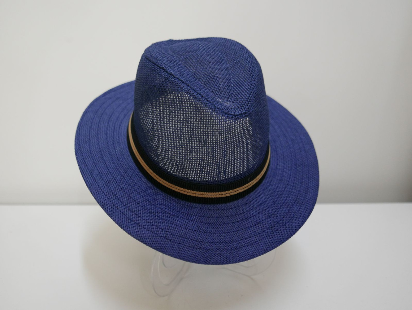 Męski kapelusz fedora, letni słomkowy | Zuwika Design