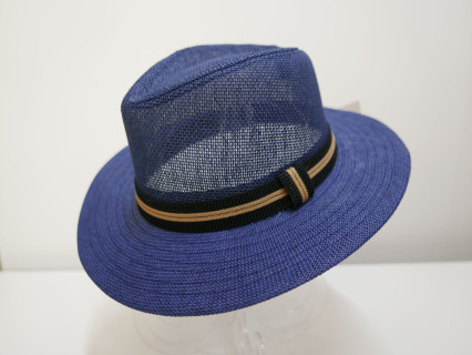 Męski kapelusz fedora, letni słomkowy | Zuwika Design