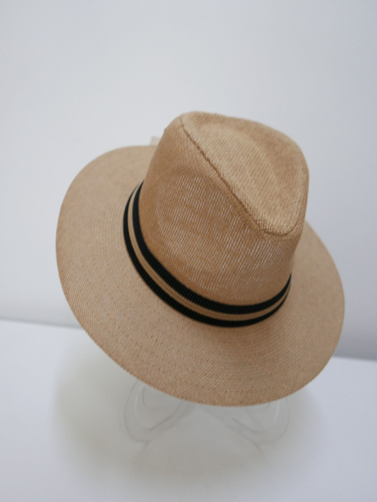 Męski kapelusz fedora, letni słomkowy | Zuwika Design