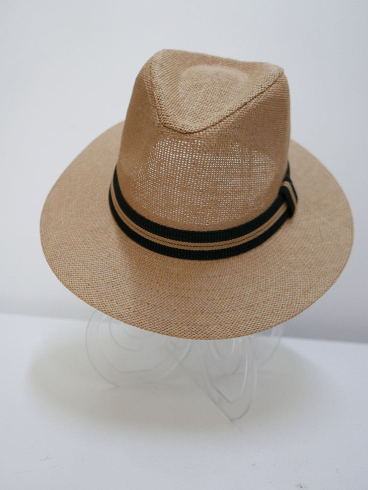 Męski kapelusz fedora, letni słomkowy | Zuwika Design