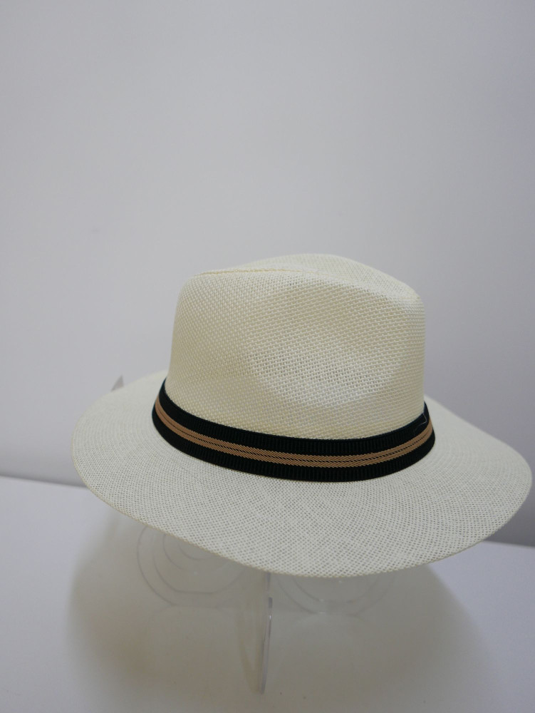 Męski kapelusz fedora, letni słomkowy | Zuwika Design