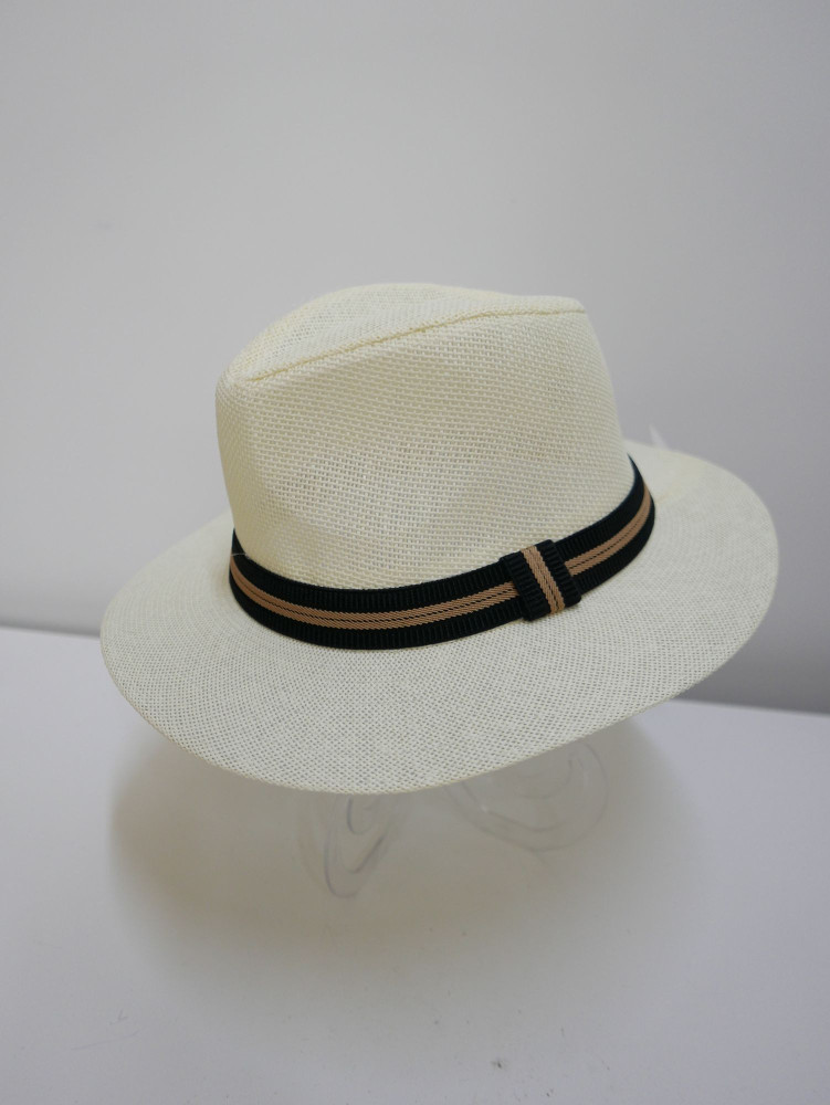 Męski kapelusz fedora, letni słomkowy | Zuwika Design