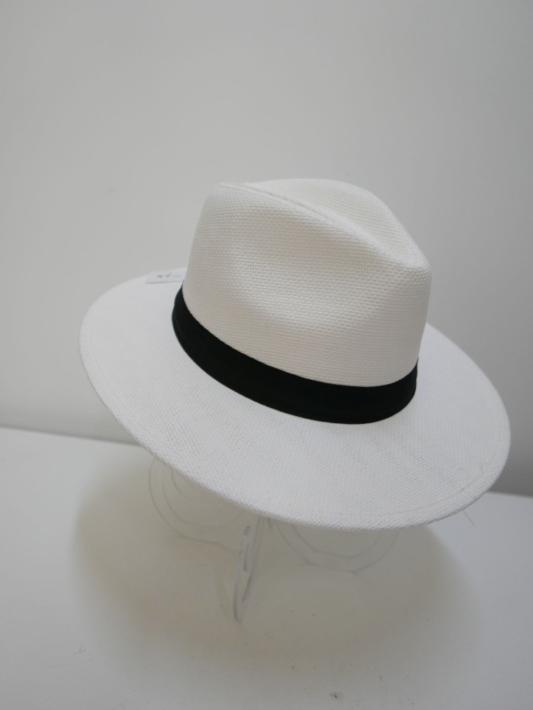 Męski kapelusz fedora, letni słomkowy | Zuwika Design