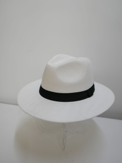 Męski kapelusz fedora, letni słomkowy | Zuwika Design