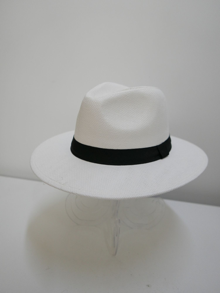 Męski kapelusz fedora, letni słomkowy | Zuwika Design
