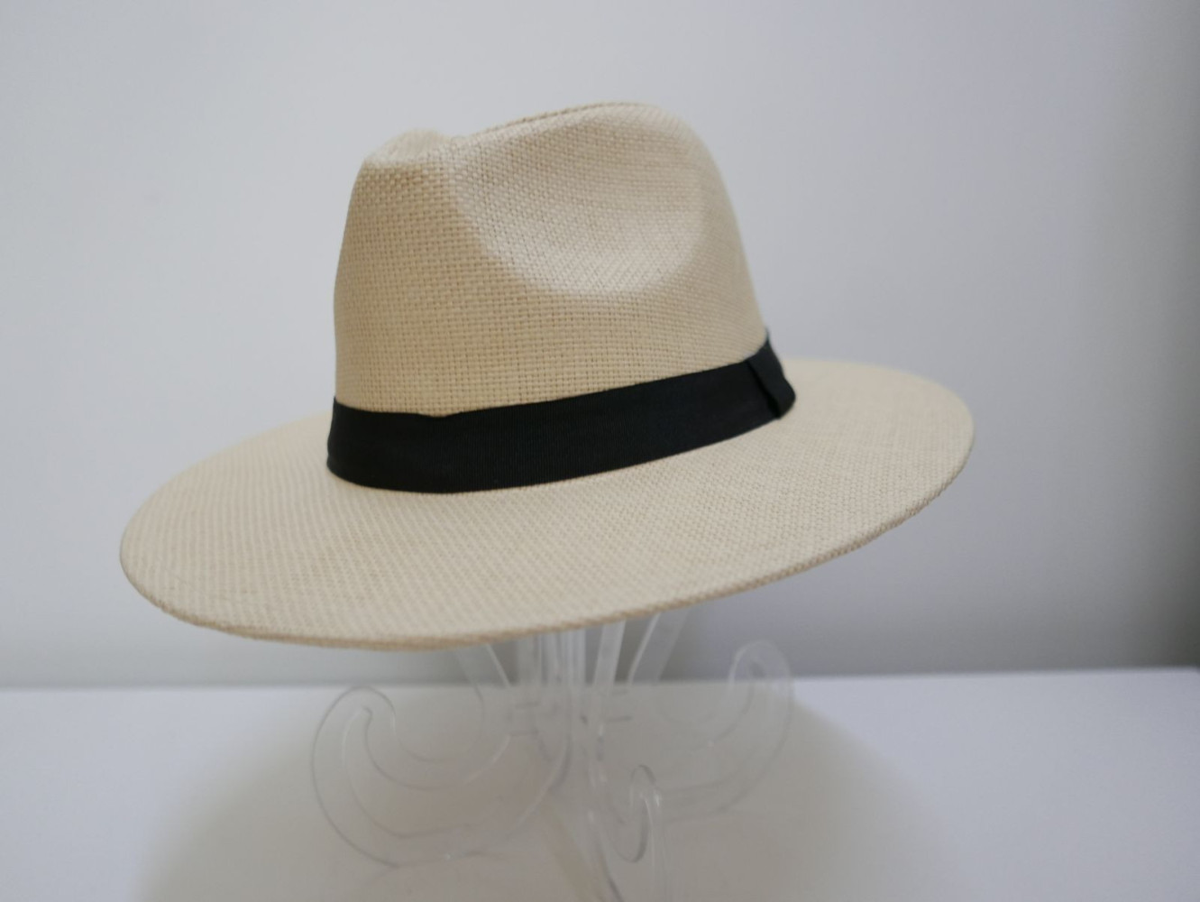 Męski kapelusz fedora, letni słomkowy | Zuwika Design