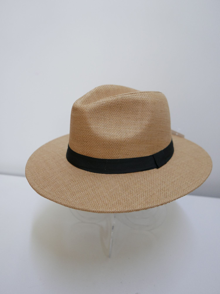 Męski kapelusz fedora, letni słomkowy | Zuwika Design