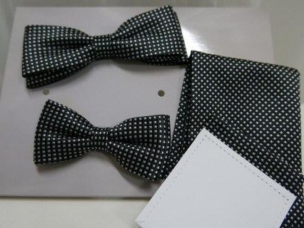 Zestaw ojciec i syn muchy z poszetkami