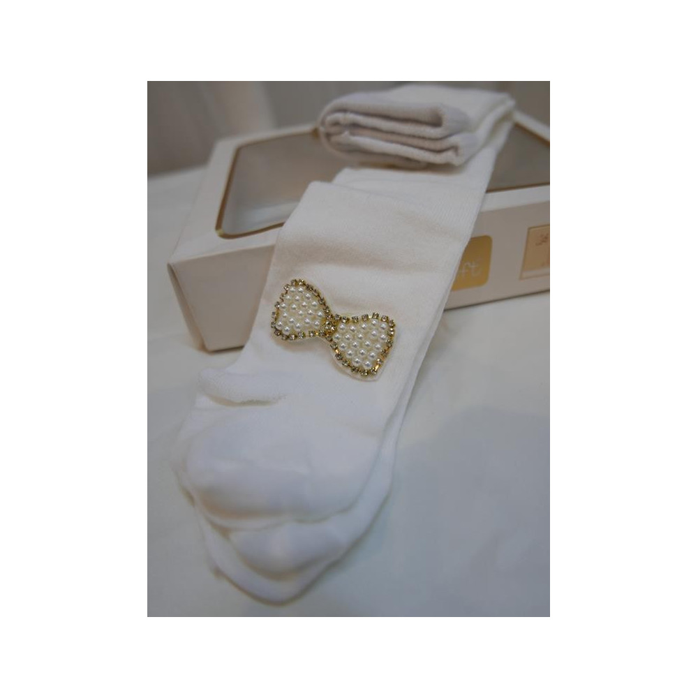 Zestaw 3 cz. Rajstopy, buciki, opaska 0-3 m